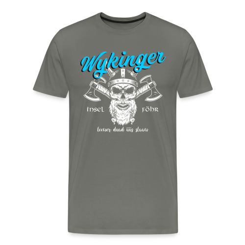 Wykinger Herren T-Shirt grau