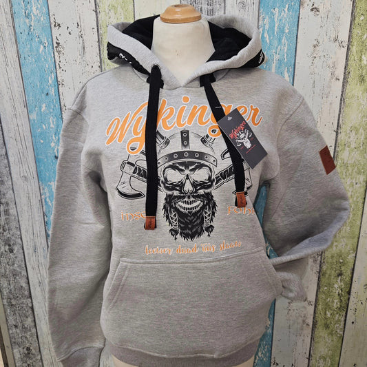 Wykinger Hoodie hell grau NEUE AUFLAGE