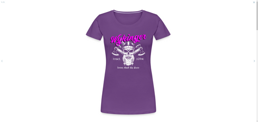 Wykinger Damen T-Shirt lila