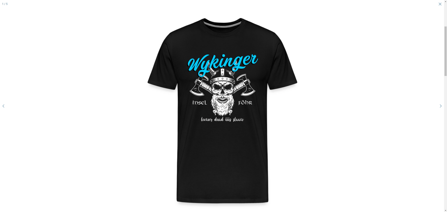 Wykinger Herren T-Shirt schwarz