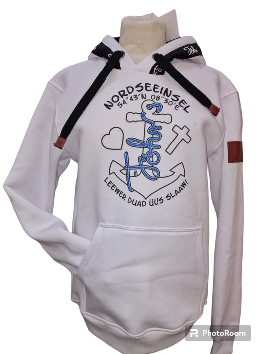 Föhr Hoodie weiß