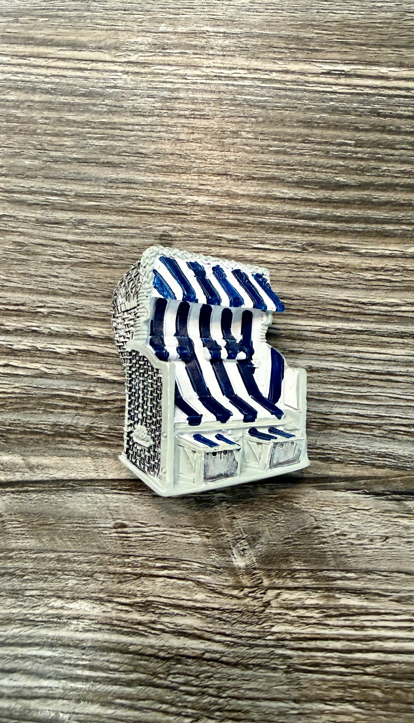 Magnet Blauer Strandkorb